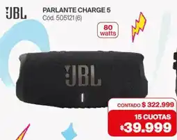 Naldo Lombardi JBL Parlante Charge 5 oferta