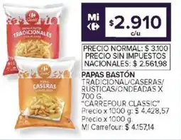 Carrefour Carrefour classic tradicional/caseras/ rústicas/ondeadas oferta