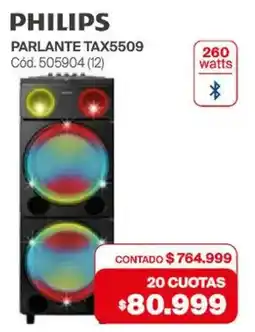 Naldo Lombardi PHILIPS Parlante TAX5509 oferta
