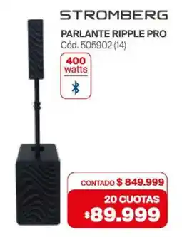 Naldo Lombardi STROMBERG Parlante ripple pro oferta