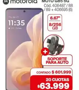 Naldo Lombardi MOTO G85 5G + soporte pra auto oferta