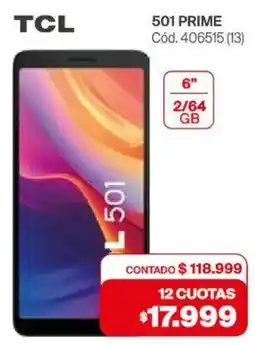 Naldo Lombardi TCL 501 Prime oferta
