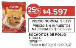 Carrefour Swift bocaditos de pollo oferta