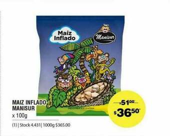 Atomo Conviene Maiz Inflado Manisur oferta