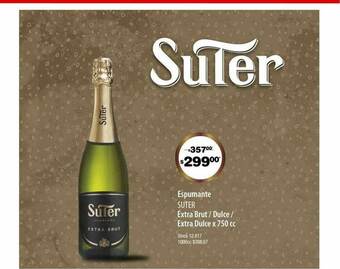 Atomo Conviene Espumante Suter Extra Brut Dulce Extra Dulce oferta