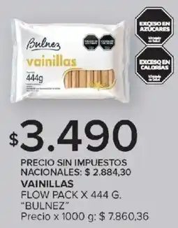 Carrefour Bulnez vainillas flow pack oferta
