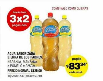 Atomo Conviene Agua Saborizada Sierra De Los Padres oferta