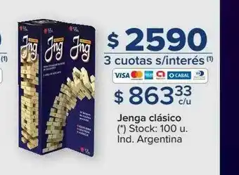 Carrefour Jenga Clásico oferta