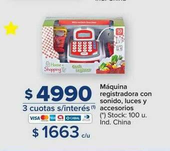 Carrefour Máquina Registradora Con Sonido Luces Y Accesorios oferta