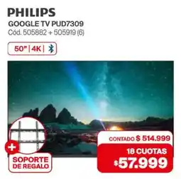 Naldo Lombardi PHILIPS Google TV PUD7309 oferta