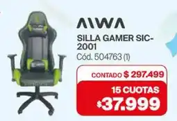 Naldo Lombardi AIWA Silla gamer SIC-2001 oferta