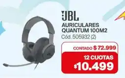 Naldo Lombardi JBL Auriculares Quantum 100M2 oferta