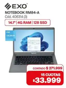 Naldo Lombardi EXO Notebook RM84-A oferta