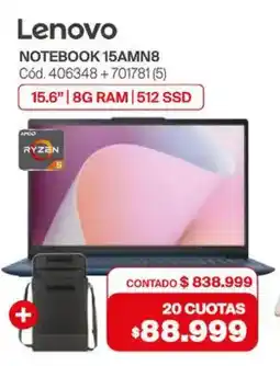 Naldo Lombardi Lenovo Notebook 15AMN8 oferta
