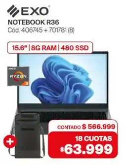 Naldo Lombardi EXO Notebook R36 oferta