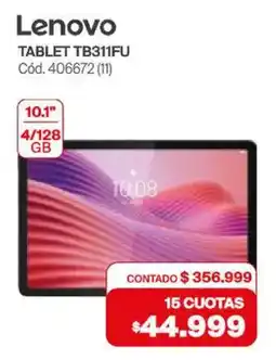 Naldo Lombardi Lenovo tablet TB311FU oferta