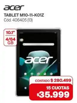 Naldo Lombardi Acer tablet M10-11-K01Z oferta
