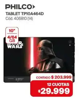 Naldo Lombardi PHILCO Tablet TP10A464D oferta