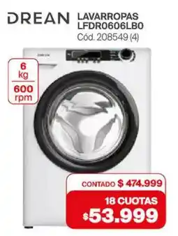 Naldo Lombardi Drean lavarropas oferta