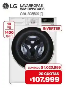 Naldo Lombardi LG lavarropas inverter oferta