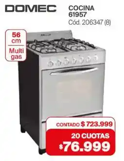 Naldo Lombardi DOMEC cocina oferta