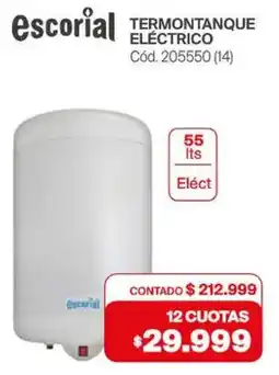 Naldo Lombardi Escorial termontanque eléctrico oferta