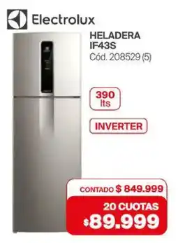 Naldo Lombardi Electrolux heladera inverter oferta