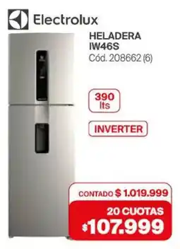 Naldo Lombardi Electrolux heladera inverter oferta