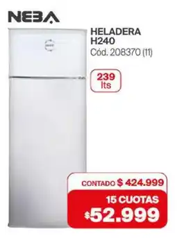 Naldo Lombardi NEBA heladera oferta