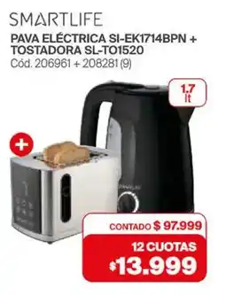Naldo Lombardi SMARTLIFE pava eléctrica + tostadora oferta