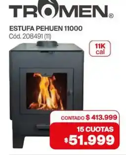 Naldo Lombardi TROMEN Estufa pehuen 11000 oferta
