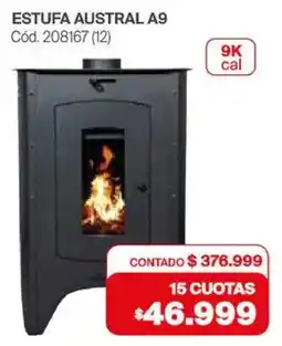 Naldo Lombardi Estufa Austral A9 oferta
