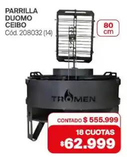 Naldo Lombardi TROMEN Parrilla duomo ceibo oferta