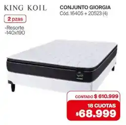 Naldo Lombardi KING KOIL conjunto giorgia oferta