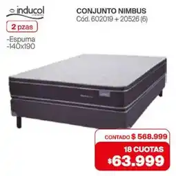 Naldo Lombardi Inducol conjunto nimbus oferta