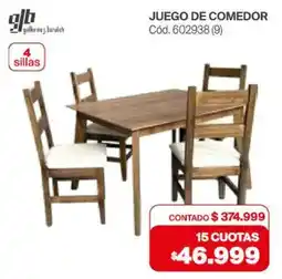Naldo Lombardi GJB juego de comedor oferta