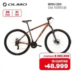 Naldo Lombardi OLMO Wish 290 oferta