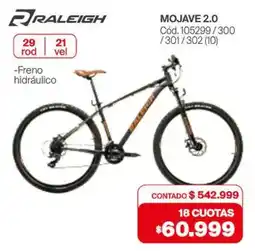Naldo Lombardi RALEIGH Mojave 2.0 oferta