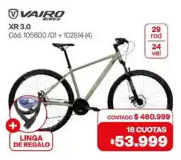 Naldo Lombardi VAIRO XR 3.0 + Linga oferta