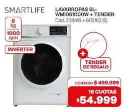 Naldo Lombardi SMARTLIFE lavarropas + tender inverter oferta