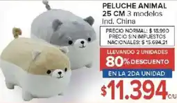 Carrefour Peluche animal oferta