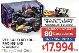 Carrefour Burago vehículo red bull racing 1:43 v/ modelos. oferta