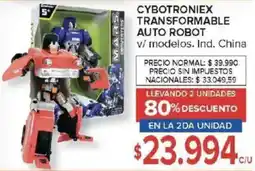 Carrefour Cybotroniex transformable auto robot oferta