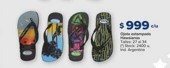 Carrefour Ojota Estampada Hawaianas oferta