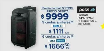 Carrefour Poss Parlante Psparty50 oferta