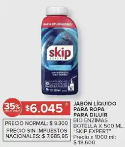 Carrefour Skip expert jarón líquido para diluir bio enzimas botella oferta