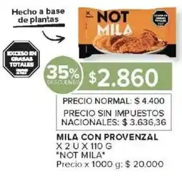 Carrefour Not mila mila con provenzal oferta