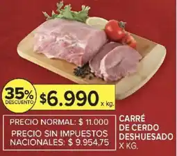 Carrefour Carré de cerdo deshuesado oferta
