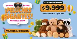 Supermayorista Vital Peluches sigantes! oferta