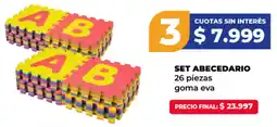 Supermayorista Vital Set abecedario oferta
